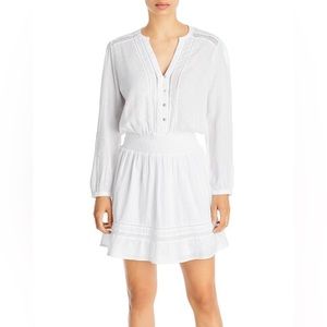 Rails White Jasmine Linen Dress S